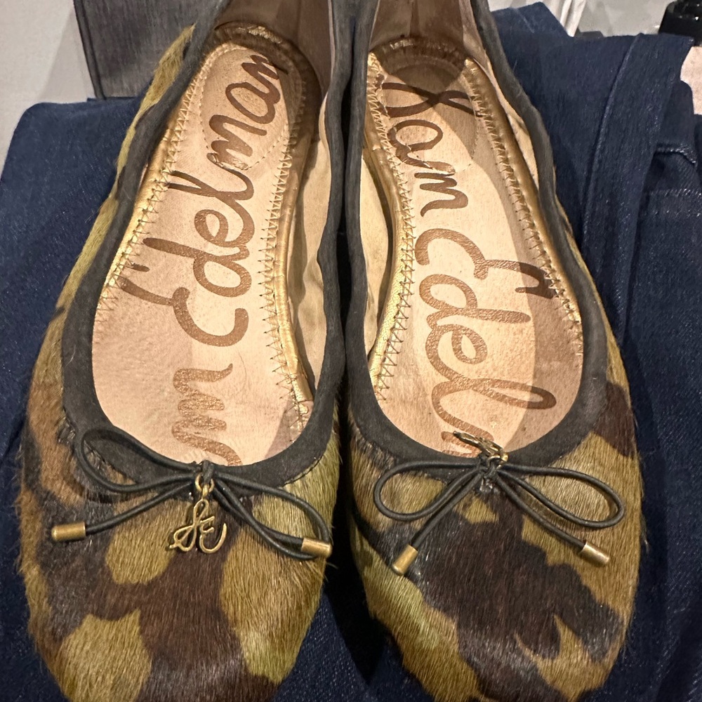 Sam Edelman Camouflage and Print Ballet Flats size 6